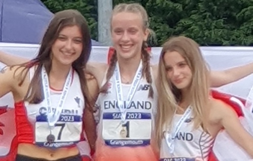 Photo of silver medalists